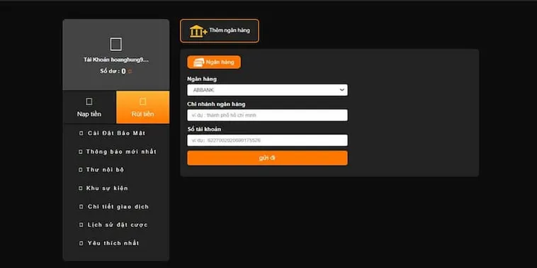 Hướng Dẫn Rút Tiền DP568 Về Tài Khoản Chỉ Trong 3 Phút An Toàn
